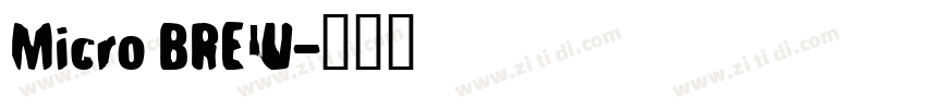 Micro BREW字体转换
